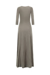 SWAYING/KNIT seamless three-quarter sleeve long skirt SW24SS2L15 gray green PS69